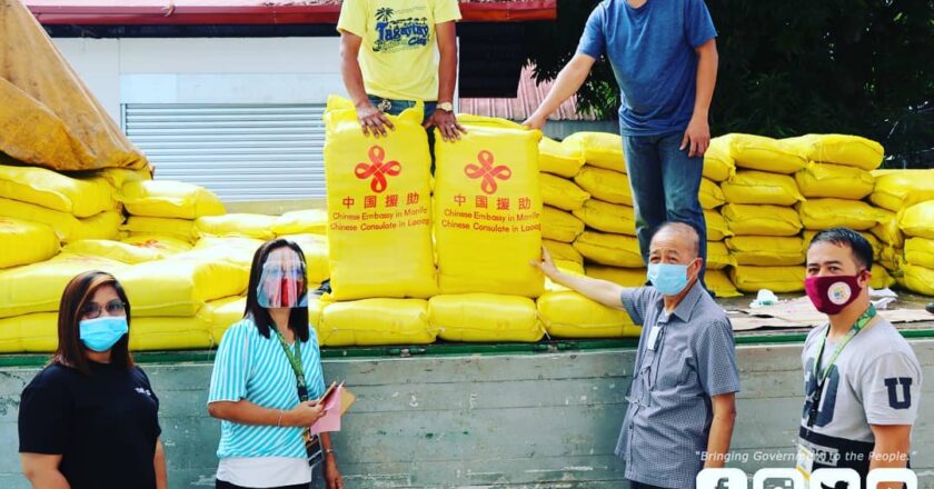 Chinese consulate donates 10 tons of rice