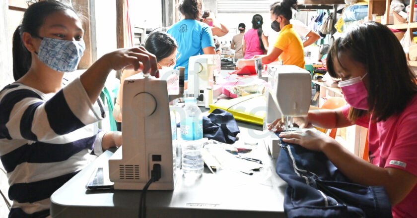TESDA, FCF train mine villagers on sewing