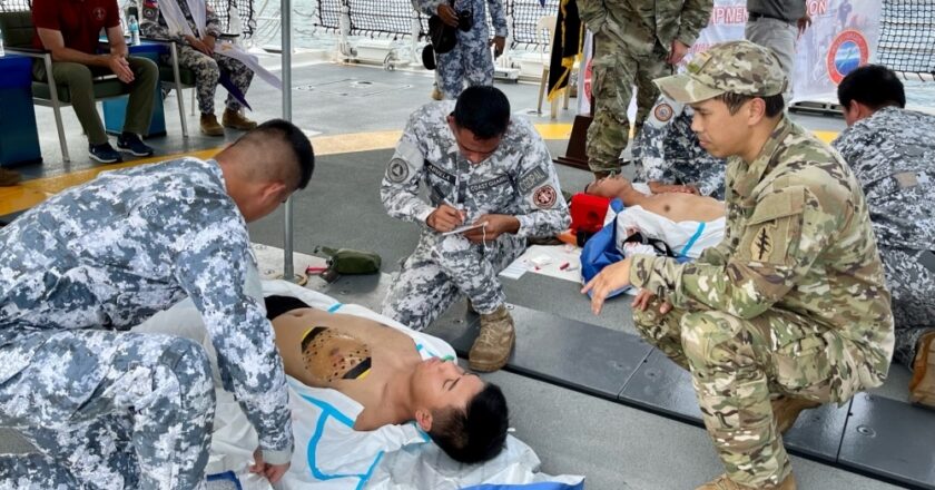 US gives medical training to PCG