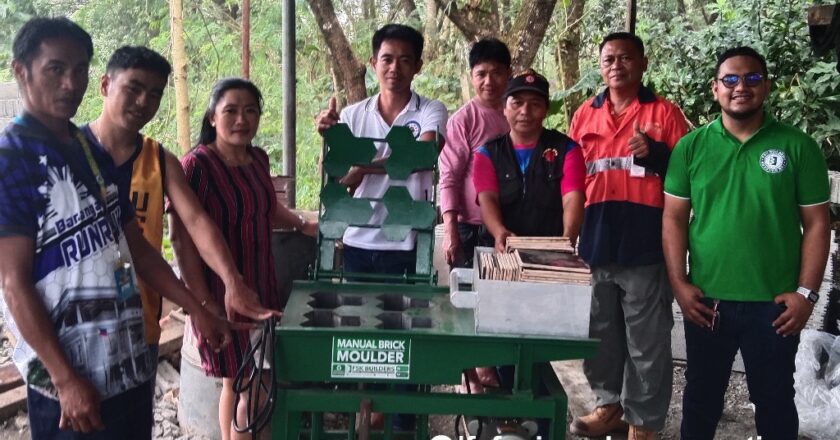 FCF turns over brick molding machine for community livelihood