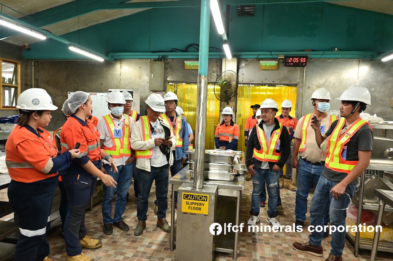 Nueva Vizcaya sanitary inspectors visit FCF Minerals for benchmarking