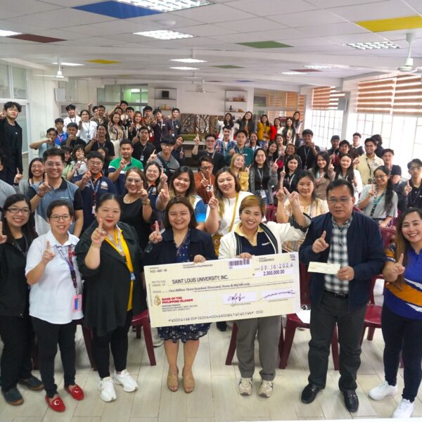 SLU receives P2.3M aid from Didipio Mine