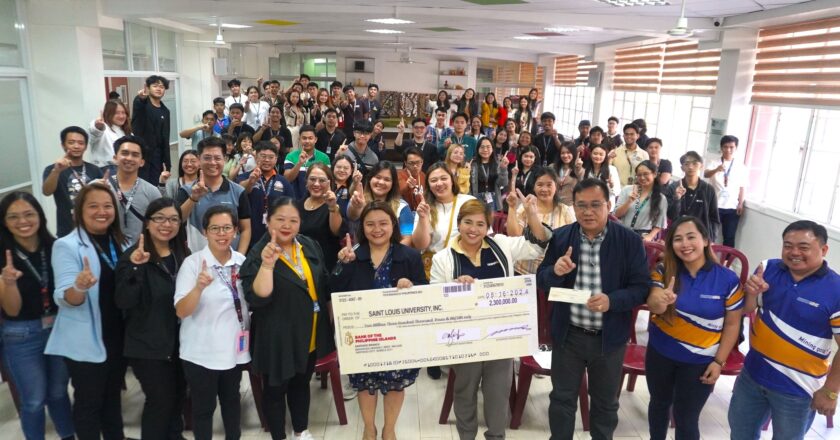 SLU receives P2.3M aid from Didipio Mine