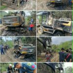 Excavator in clearing operation after Uwan torched in Nueva Vizcaya